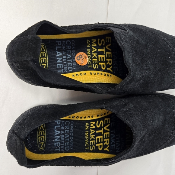 Keen Mens Howser Outdoor  Suede Slip Ons Shoes Sz 8.5 Roomy Comfort Easy On Off - Picture 8 of 12